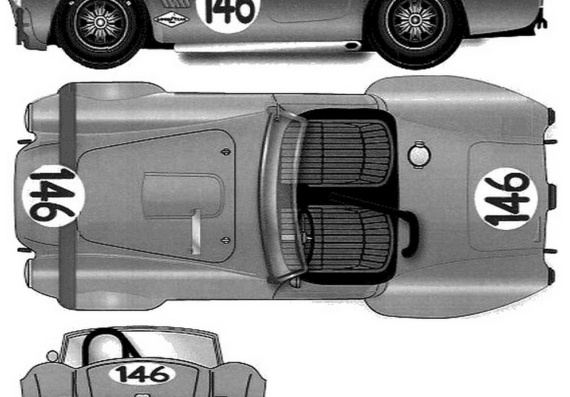 AC Cobra 289 (1963) (AS Cobra 289 (1963)) - drawings (drawings) of the car